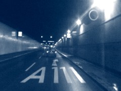 Im Tunnel Flughafen Tegel